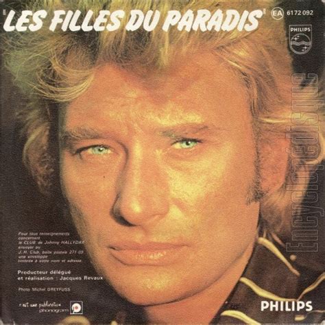 Paroles de la chanson Les Filles Du Paradis par Johnny Hallyday